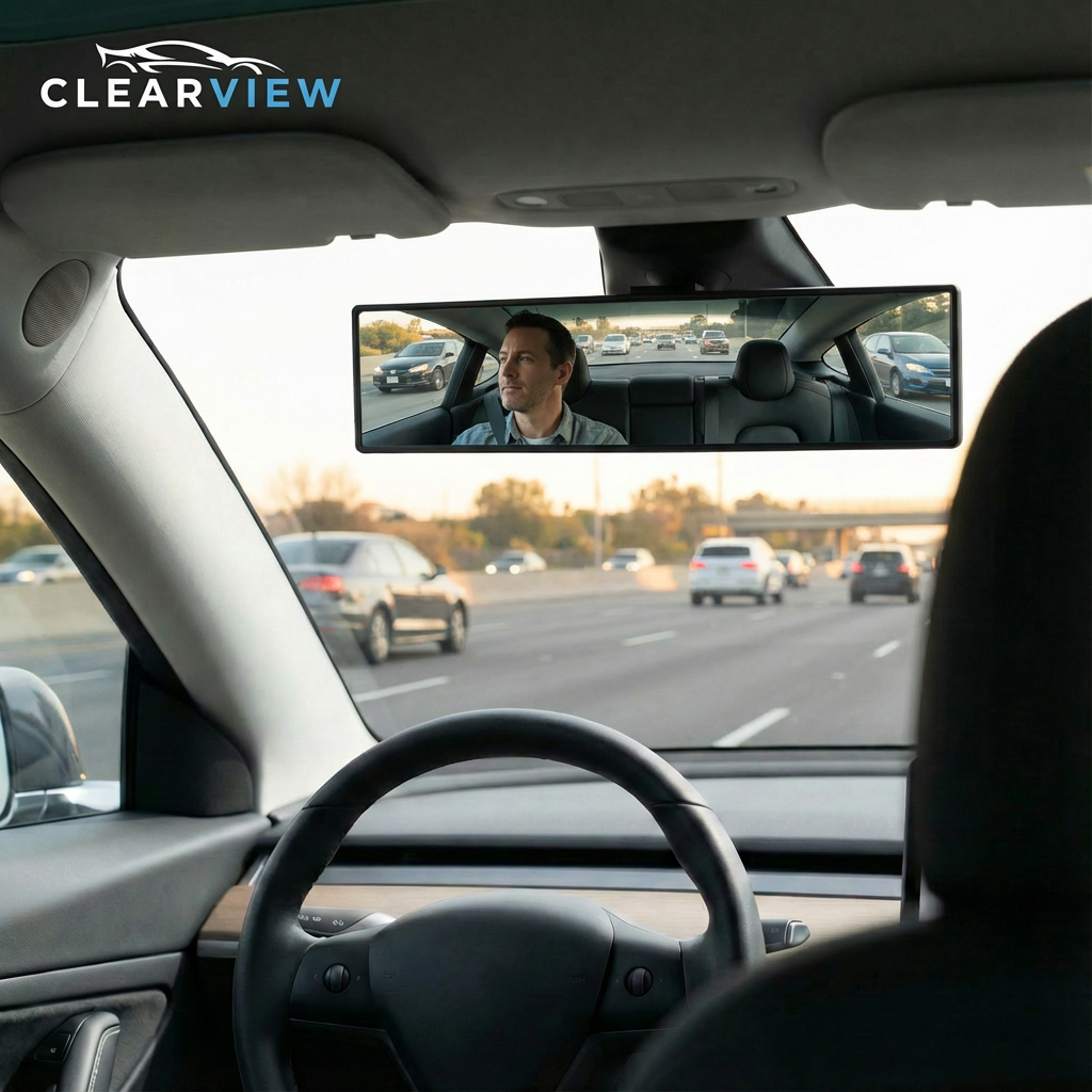 ClearView 360 Wide-Angle Rearview Mirror