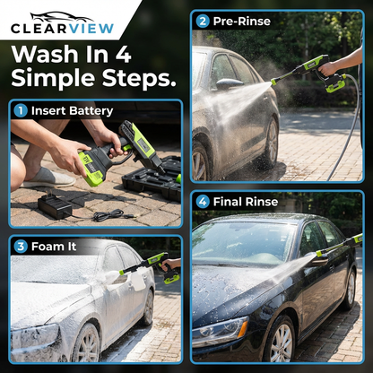ClearView HydroJet™ Cordless Power Cleaning Kit