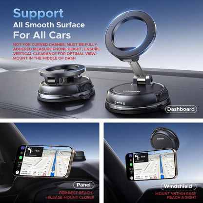ClearMount 360° Magnetic Suction Phone Holder